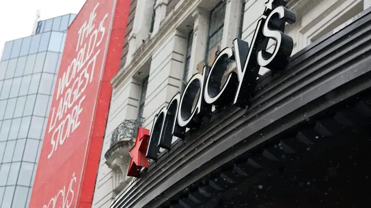 Macy's sales dropped